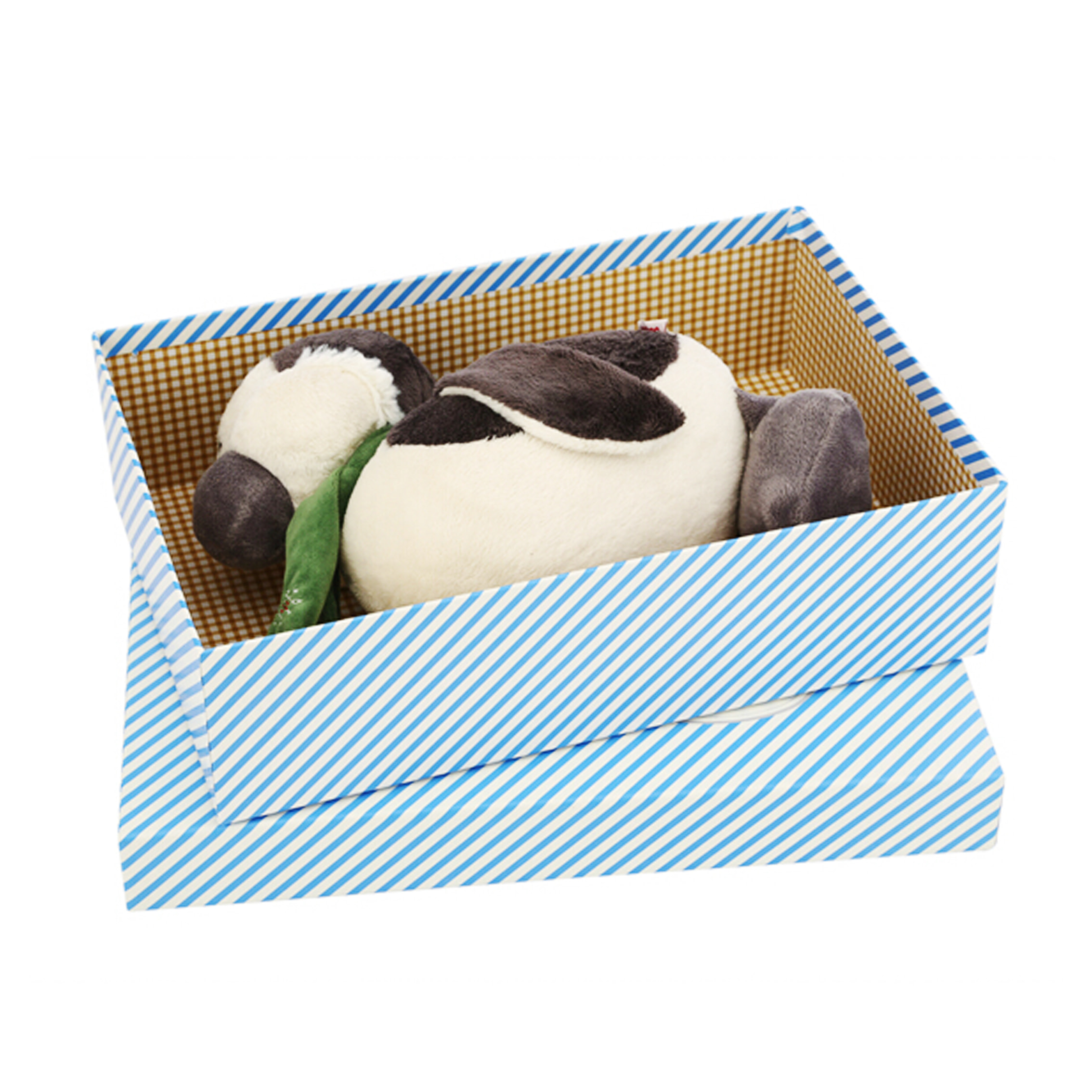Stripe Printing Paper Gift Box For Dolls