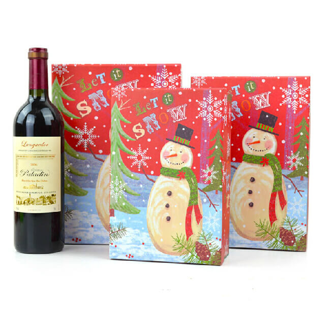 Snowman Printing Boxes for Christmas Gift
