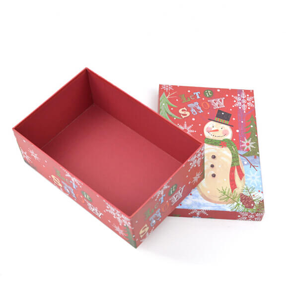 Snowman Printing Boxes for Christmas Gift