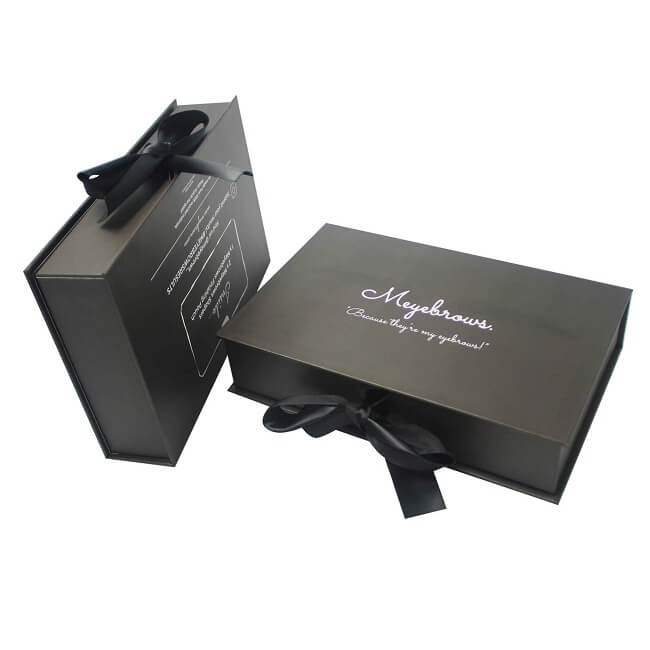 Matt Black Luxury Personalised Makeup Box