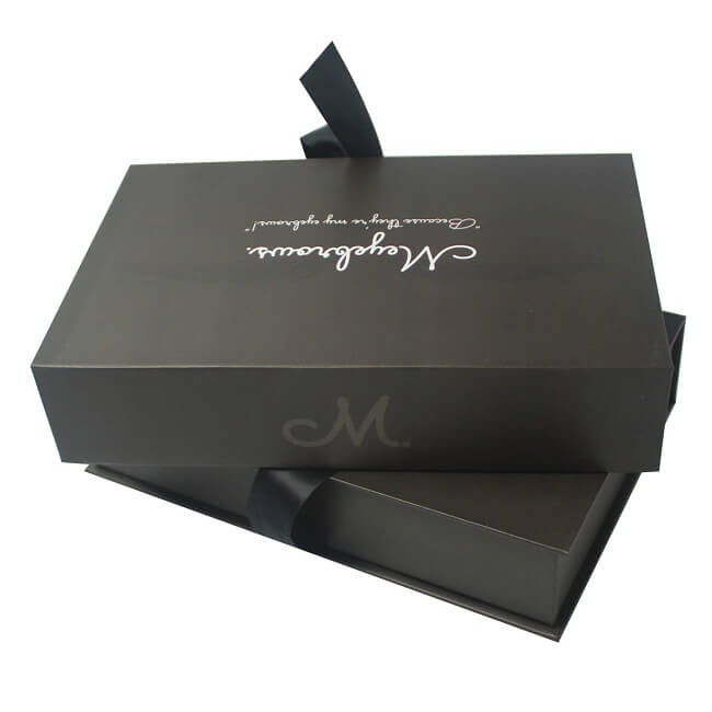 Matt Black Luxury Personalised Makeup Box