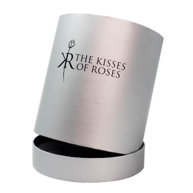 Personalised Logo Silver Flower Hat Boxes