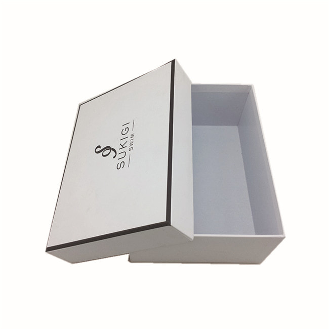 Cheap Custom White Apparel Cardboard Boxes