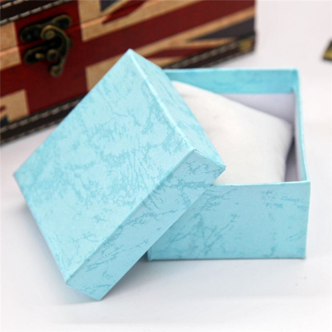 Colored Special Paper Made Watch Gift Box With White Pillow
