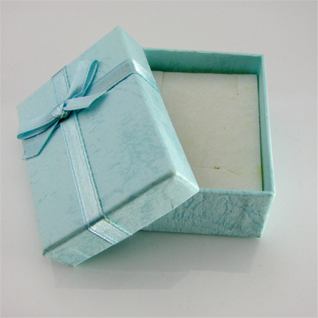 Earring Jewellery Box With Ribbon