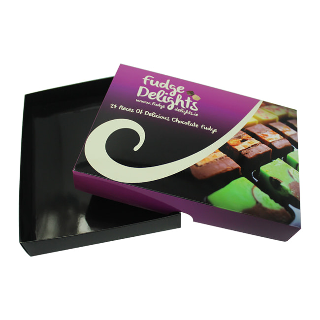 Purple Chocolate Box With Custom Design