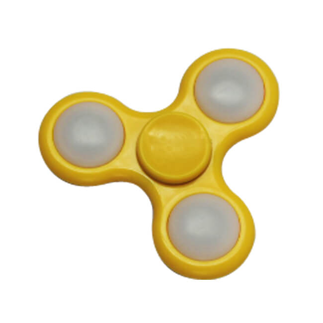 ABS Plastic LED Finger Fidget Spinners Stress Relief