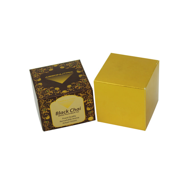 Custom Printed Gold Paper Beauty Packaging Boxes 