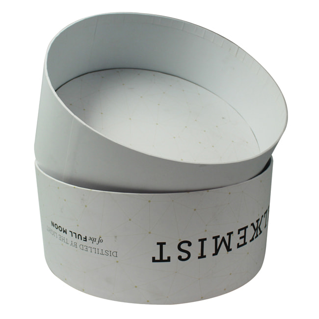 Custom Round Cosmetic Packaging Boxes With Lid