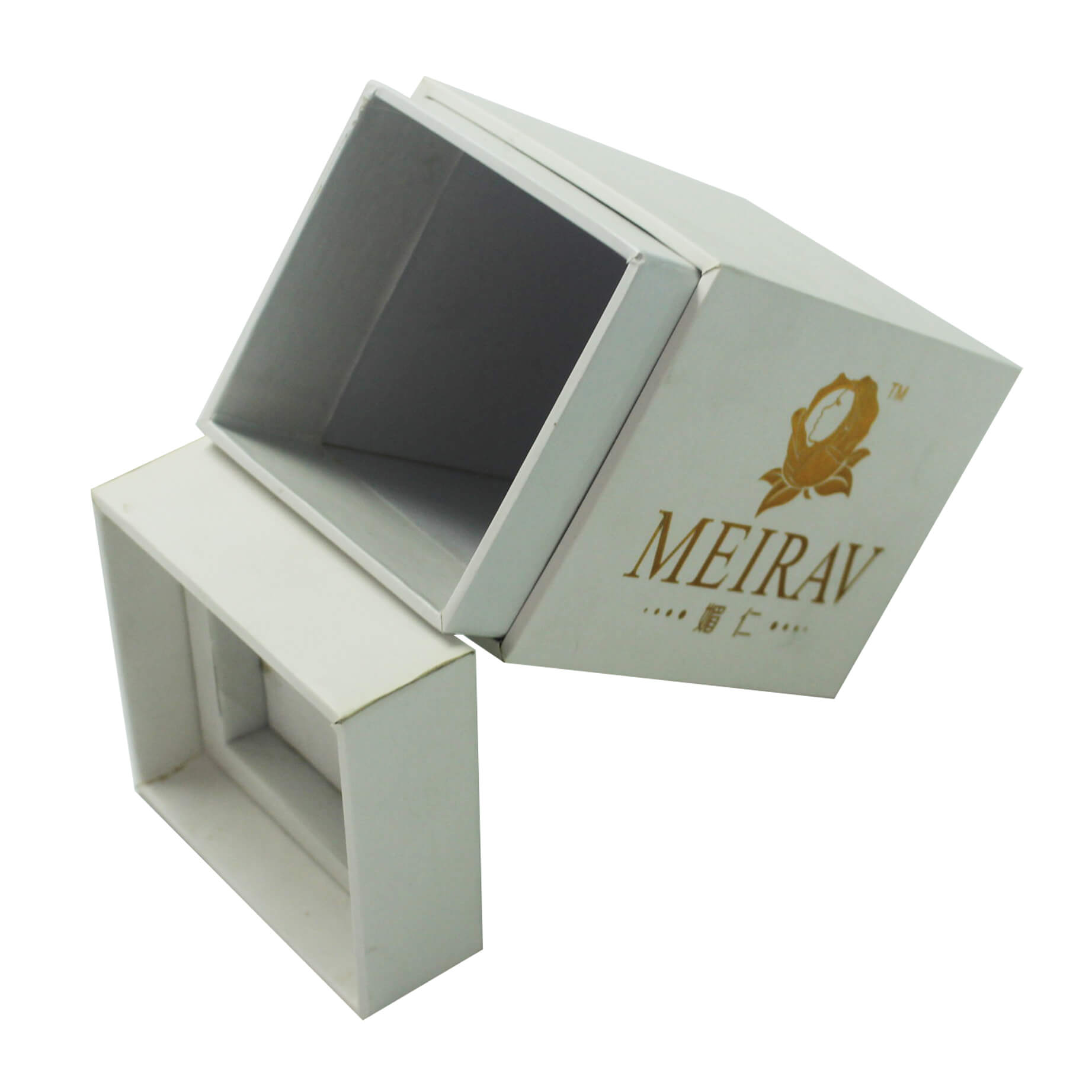 Perfume Box with Gold Hot Stamping Logo