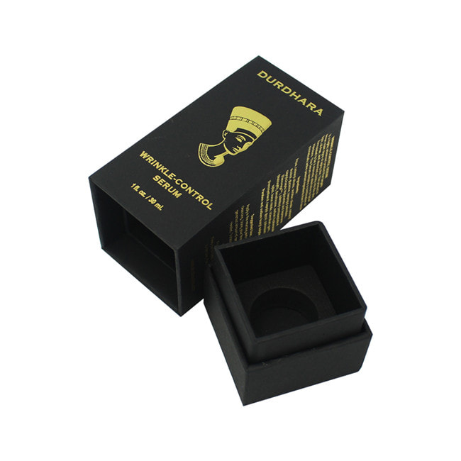 Black Gold Foil Logo Skin Care Box