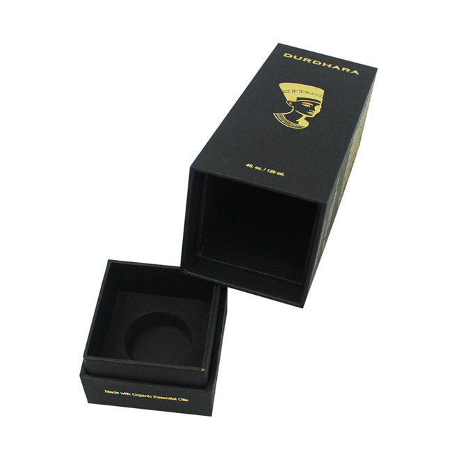 Black Gold Foil Logo Skin Care Box