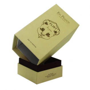 Gold Foil Embossed Logo Perfume Box Design