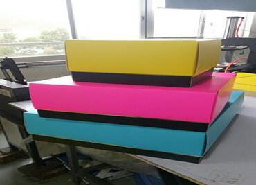 Assembled Colorful Custom Paper Boxes