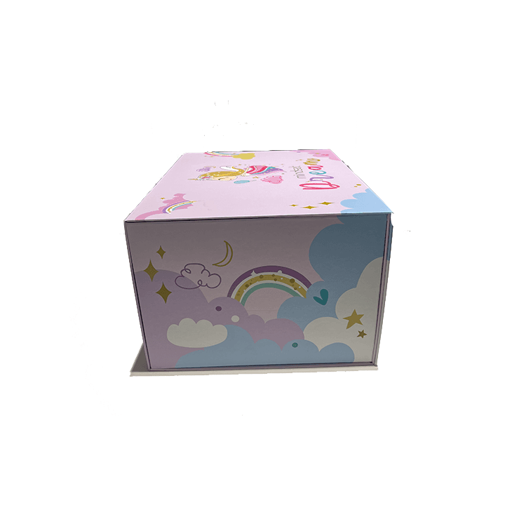 Custom logo and pattern magnetic foldable collapsible packaging box gift boxes 