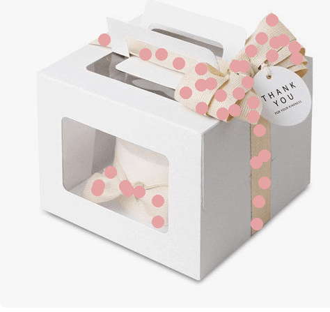 Hot selling cake boxes with ribbon wholesale foldable cake boxes